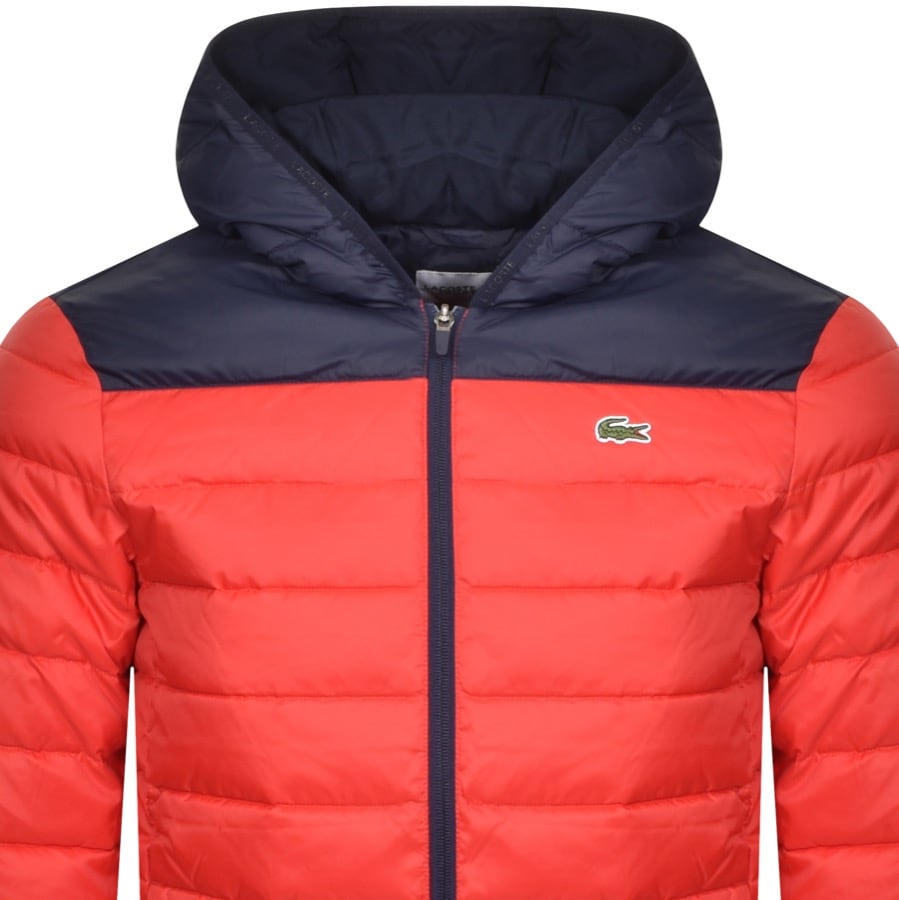 Alternative Image for ProductLacoste Sport Full Zip Hooded Jacket Red2